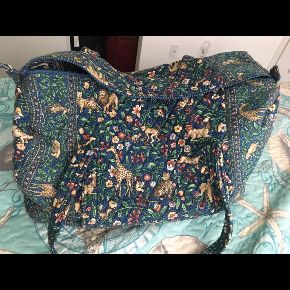 Vera Bradley duffle animal kingdom